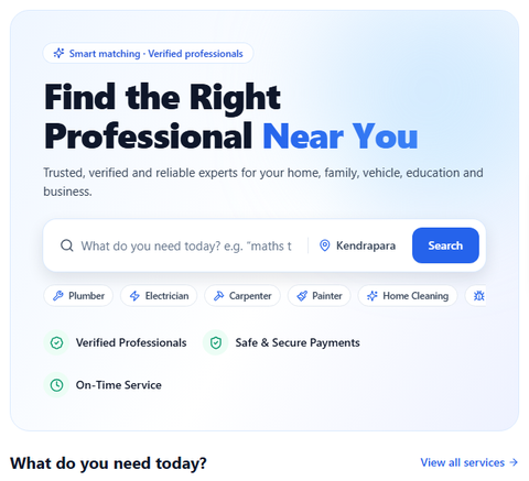 Snelap Seva - find verified local professionals near you